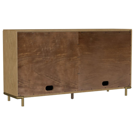 Arini Sand Wash 2-Drawer Cane Door Dining Sideboard Server by Coaster at Eve Furniture