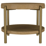 Arini Sand Wash 2-Piece Round Coffee and End Table Set by Coaster at Eve Furniture