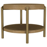 Arini Sand Wash 2-Piece Round Coffee and End Table Set by Coaster at Eve Furniture
