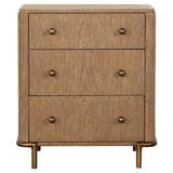 Arini Sand Wash 3-Drawer Nightstand with Dual USB Ports by Coaster at Eve Furniture