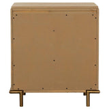 Arini Sand Wash 3-Drawer Nightstand with Dual USB Ports by Coaster at Eve Furniture