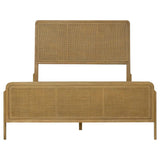 Arini Sand Wash 4-Piece Upholstered Queen Bedroom Set by Coaster at Eve Furniture