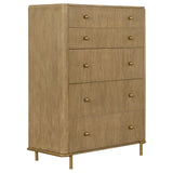 Arini Sand Wash 5-Piece California King Bedroom Set by Coaster at Eve Furniture