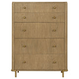 Arini Sand Wash 5-Piece California King Bedroom Set by Coaster at Eve Furniture