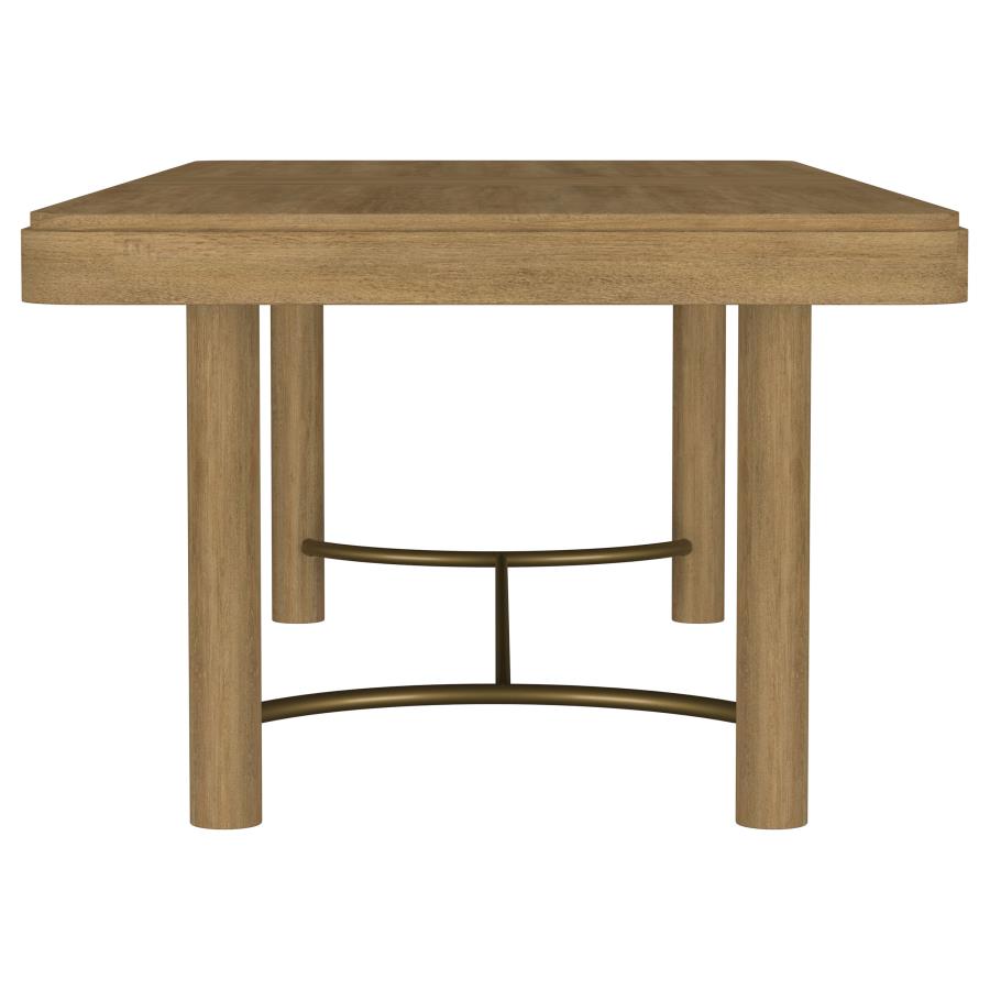 Arini Sand Wash 5-Piece Extension Leaf Dining Table Set by Coaster at Eve Furniture