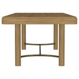 Arini Sand Wash 5-Piece Extension Leaf Dining Table Set by Coaster at Eve Furniture