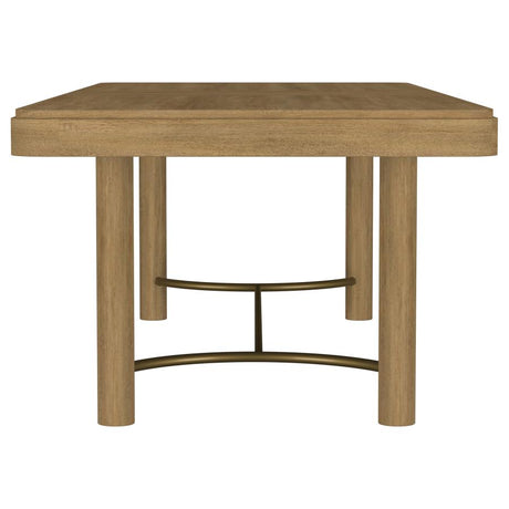 Arini Sand Wash 5-Piece Extension Leaf Dining Table Set by Coaster at Eve Furniture