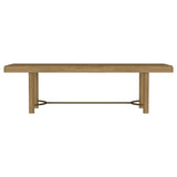 Arini Sand Wash 5-Piece Extension Leaf Dining Table Set by Coaster at Eve Furniture