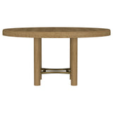 Arini Sand Wash 60-inch Round Wood Dining Room Table by Coaster at Eve Furniture