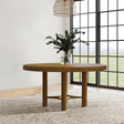 Arini Sand Wash 60-inch Round Wood Dining Room Table by Coaster at Eve Furniture