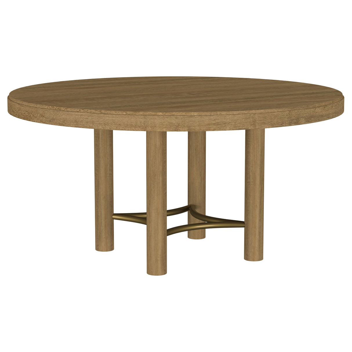 Arini Sand Wash 7-Piece Round Dining Room Room Set by Coaster at Eve Furniture
