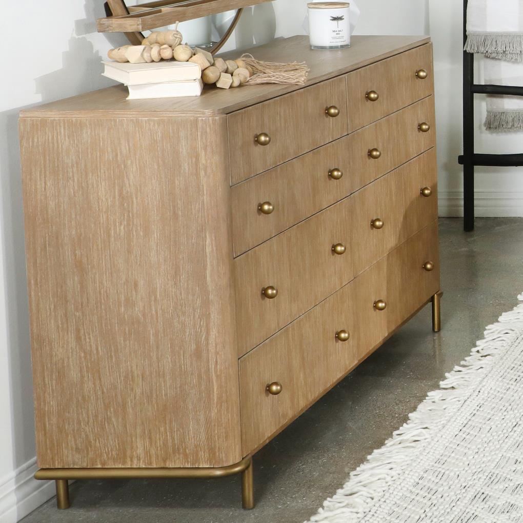 Arini Sand Wash 8-Drawer Dresser by Coaster at Eve Furniture