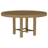 Arini Sand Wash and Black 5-Piece Round Dining Room Set by Coaster at Eve Furniture