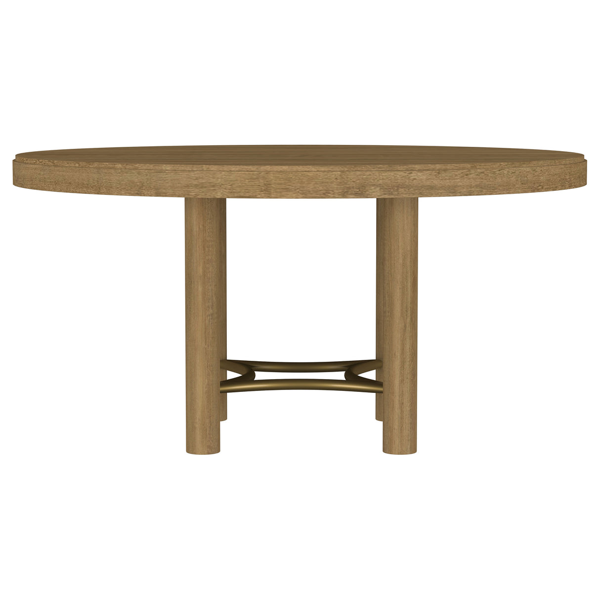 Arini Sand Wash and Black 7-Piece Round Dining Room Set by Coaster at Eve Furniture