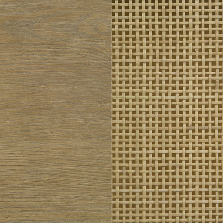 Arini Sand Wash Cane Weave Full Length Standing Floor Mirror by Coaster at Eve Furniture