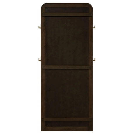 Arini Sand Wash Cane Weave Full Length Standing Floor Mirror by Coaster at Eve Furniture