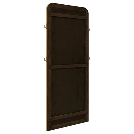 Arini Sand Wash Cane Weave Full Length Standing Floor Mirror by Coaster at Eve Furniture