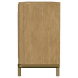 Arini Sand Wash Rattan Cane 2-door TV Stand Media Console by Coaster at Eve Furniture