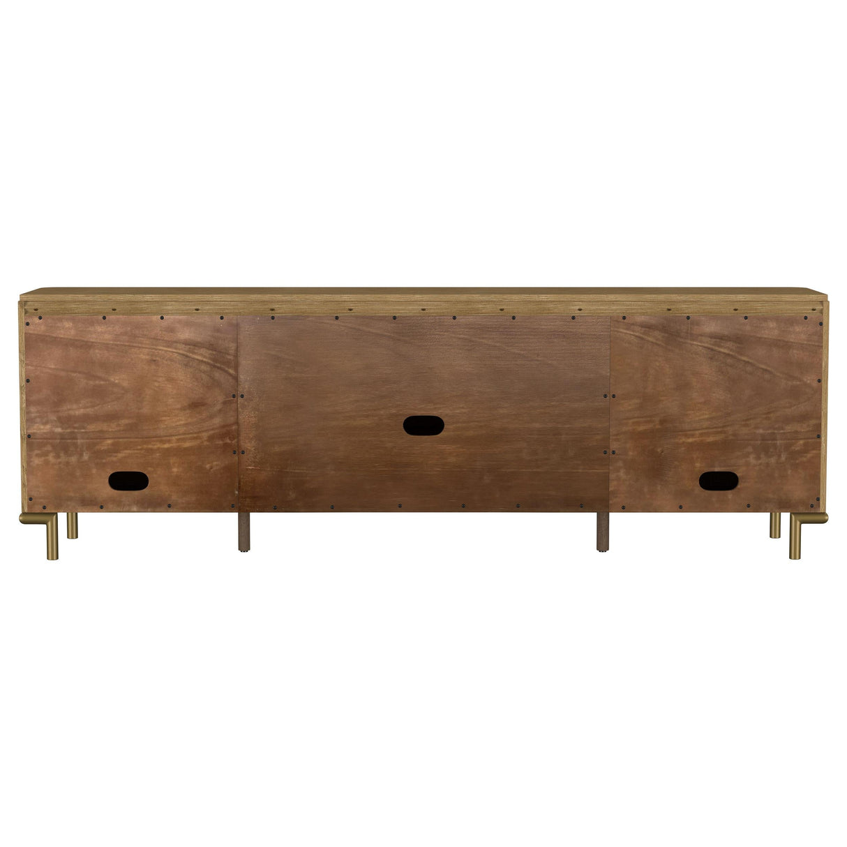 Arini Sand Wash Rattan Cane 2-door TV Stand Media Console by Coaster at Eve Furniture