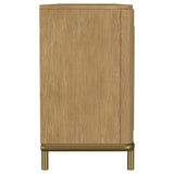 Arini Sand Wash Rattan Cane 2-door TV Stand Media Console by Coaster at Eve Furniture