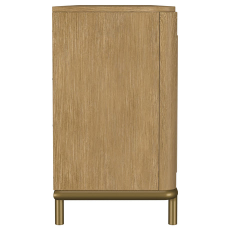 Arini Sand Wash Rattan Cane 2-door TV Stand Media Console by Coaster at Eve Furniture