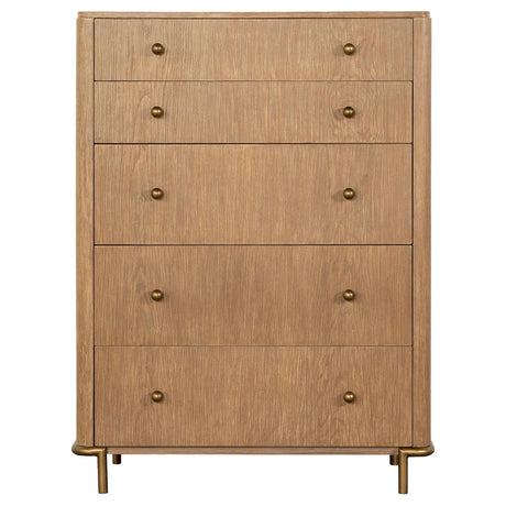 Arini Sand Wash 5-Drawer Chest by Coaster at Eve Furniture