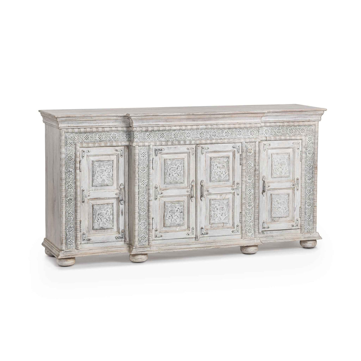 Arish 4 Door Cabinet - Heritage Cream by Classic Home at Eve Furniture