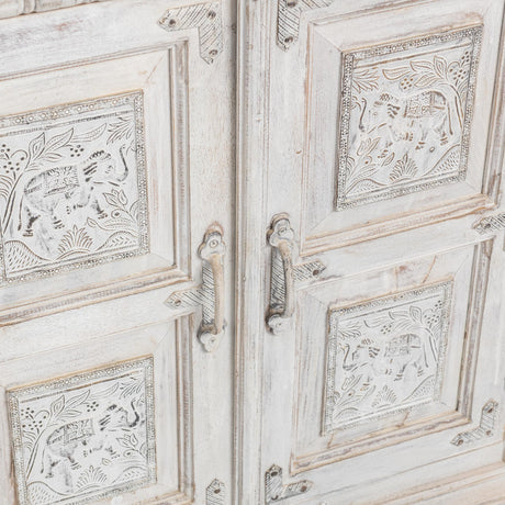Arish 4 Door Cabinet - Heritage Cream by Classic Home at Eve Furniture