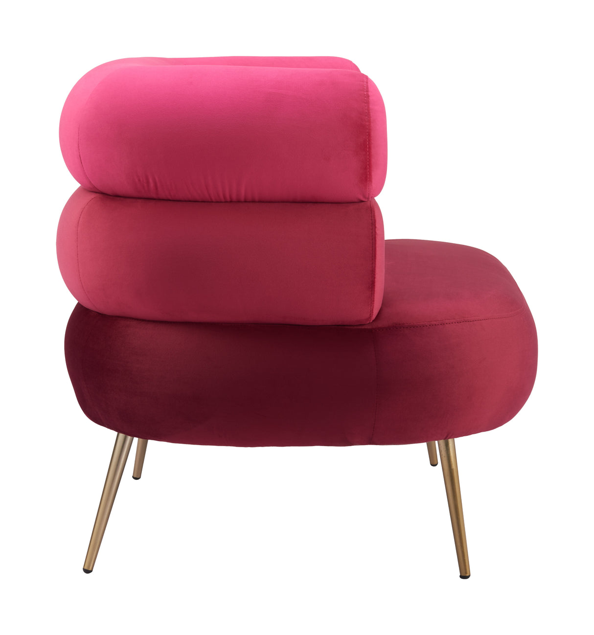 Arish Red Accent Chair by Zuomod at Eve Furniture
