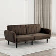 Aristide Brown Futon Sofa by Furniture of America at Eve Furniture