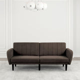 Aristide Brown Futon Sofa by Furniture of America at Eve Furniture