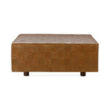 Aristo Autum Maple Square Ottoman by Classic Home at Eve Furniture