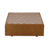 Aristo Autum Maple Square Ottoman by Classic Home at Eve Furniture