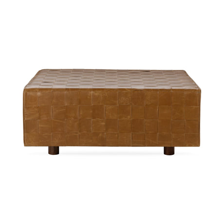 Aristo Autum Maple Square Ottoman by Classic Home at Eve Furniture