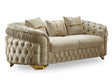Arizona Beige Stationary Loveseat by Furnia at Eve Furniture