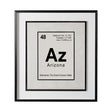 Arizona by Glartlab a Hand Embellished Textured Framed Art Print Matted under Glass by Mercana at Eve Furniture