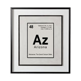 Arizona by Glartlab a Hand Embellished Textured Framed Art Print Matted under Glass by Mercana at Eve Furniture
