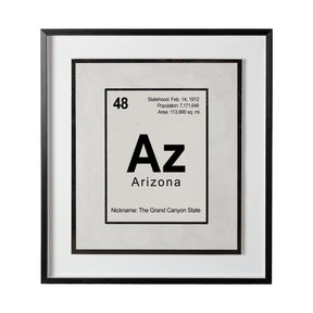 Arizona by Glartlab a Hand Embellished Textured Framed Art Print Matted under Glass by Mercana at Eve Furniture