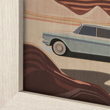 Arizona Go USA (L) by Mercana Studio a Hand Embellished Decograph Framed Art Print by Mercana at Eve Furniture