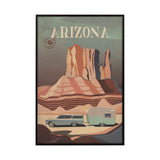 Arizona Go USA (SM) by Mercana Studio a Hand Embellished Decograph Framed Art Print by Mercana at Eve Furniture