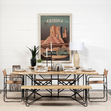 Arizona Go USA (XL) by Mercana Studio a Hand Embellished Decograph Framed Art Print under Glass by Mercana at Eve Furniture