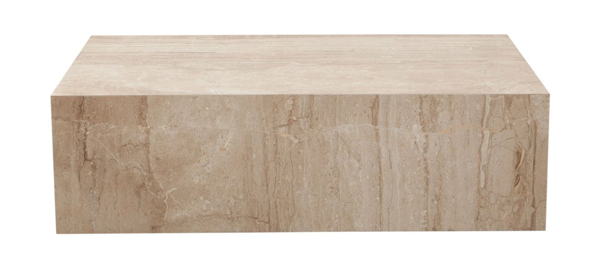 Ark Beige Marble Coffee Table by Diamond Sofa at Eve Furniture