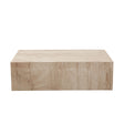 Ark Beige Marble Coffee Table by Diamond Sofa at Eve Furniture