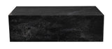 Ark Black Marble Coffee Table by Diamond Sofa at Eve Furniture