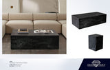 Ark Black Marble Coffee Table by Diamond Sofa at Eve Furniture