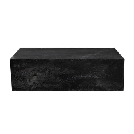Ark Black Marble Coffee Table by Diamond Sofa at Eve Furniture
