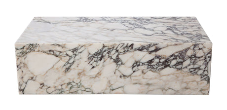 Ark Viola Marble Coffee Table by Diamond Sofa at Eve Furniture