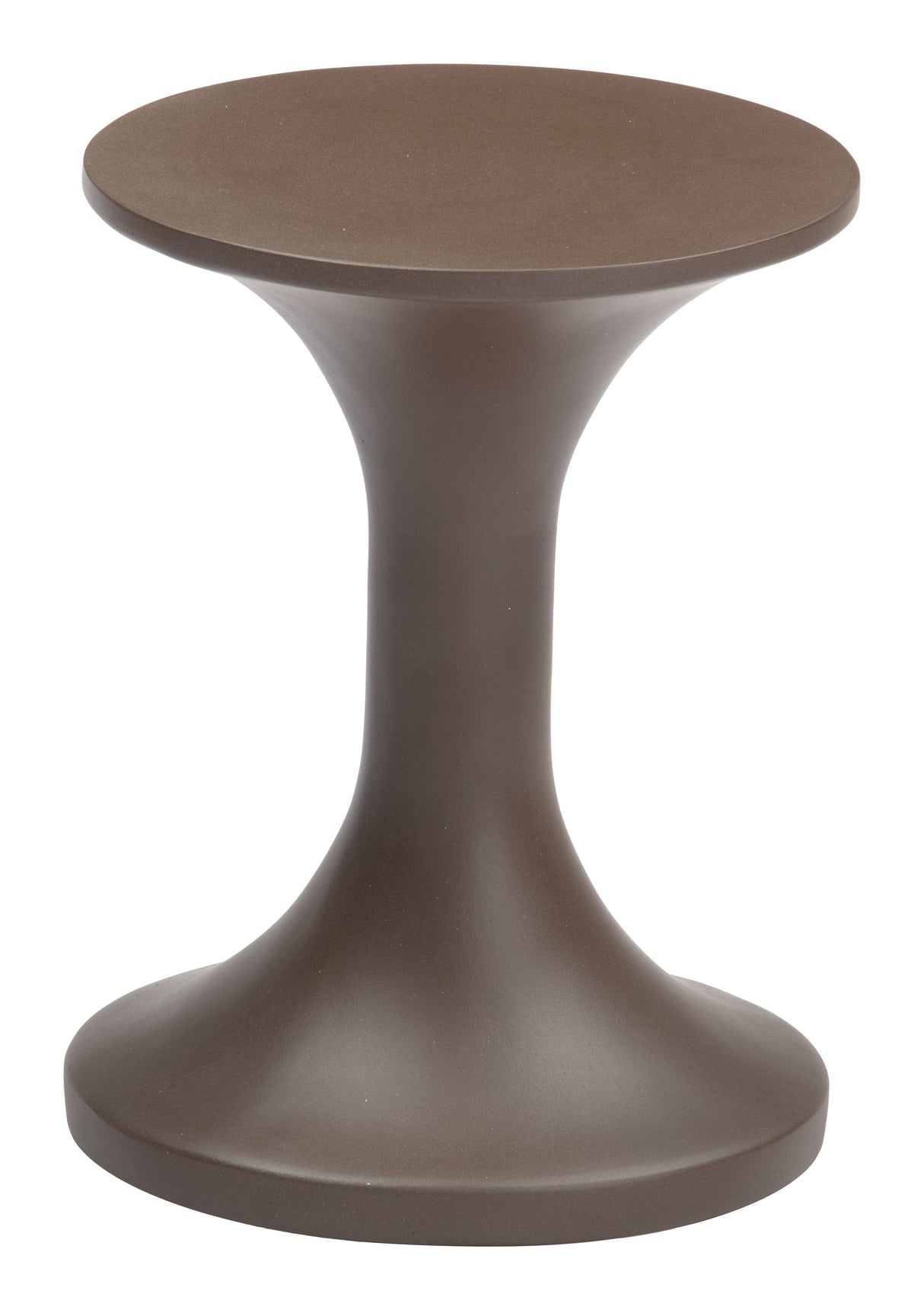 Arka Brown Outdoor Side Table by Zuomod at Eve Furniture
