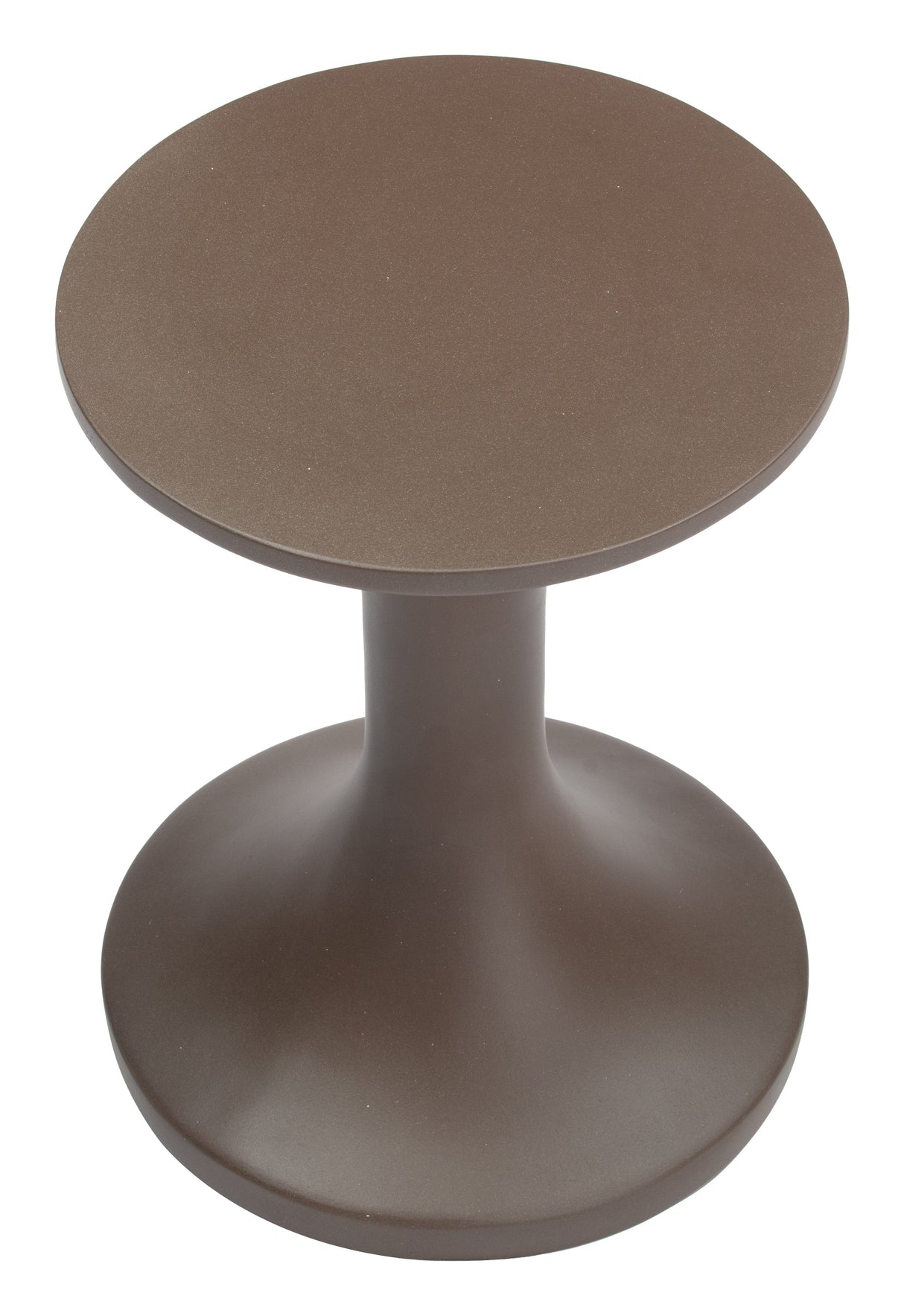 Arka Brown Outdoor Side Table by Zuomod at Eve Furniture