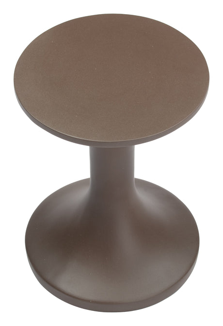 Arka Brown Outdoor Side Table by Zuomod at Eve Furniture